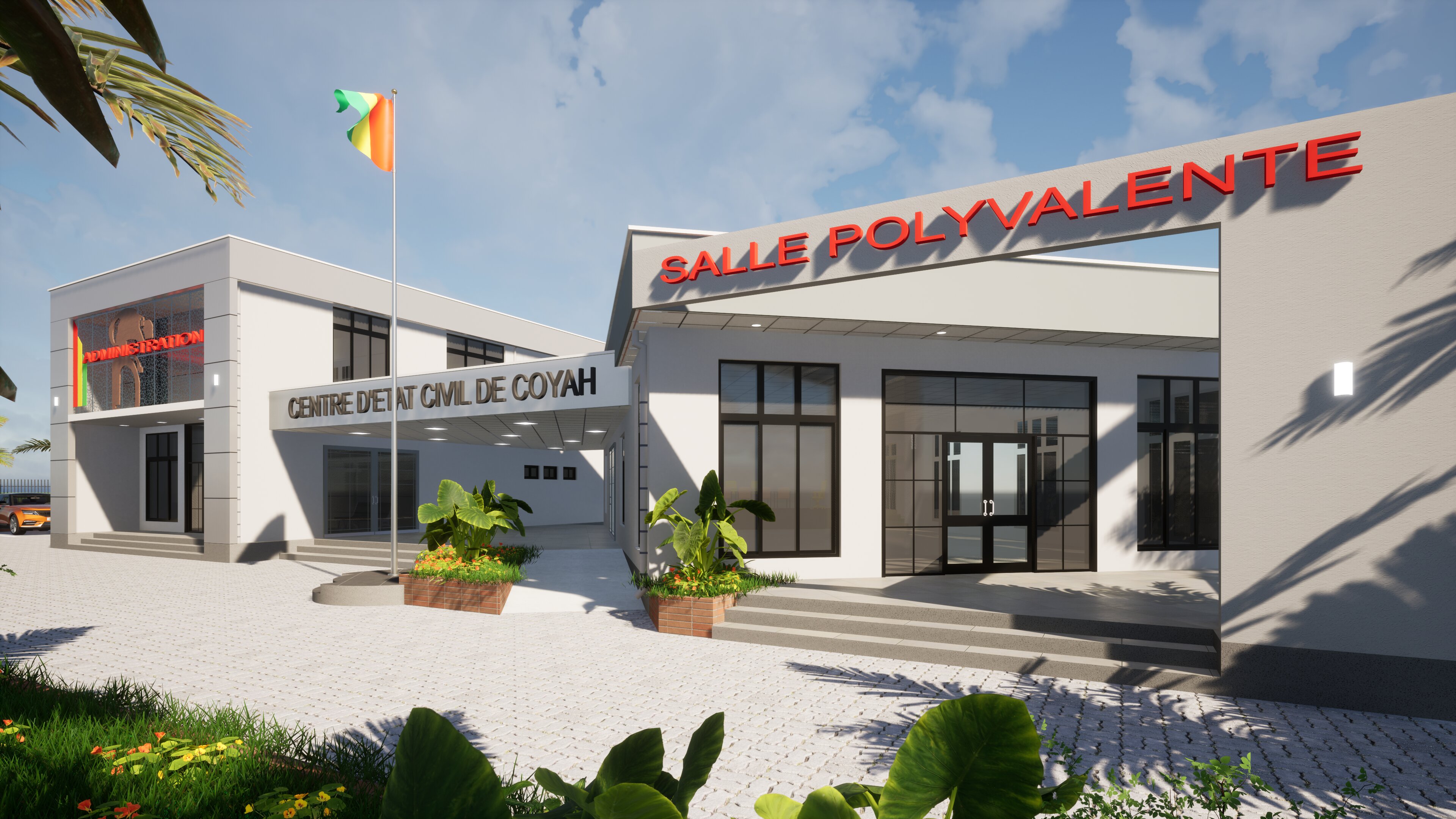 Etat civil R+1 de Coyah